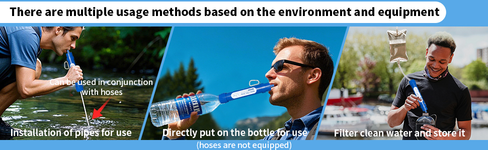  Outdoor Portable Equipment Personal Water Purification Filter Suitable 