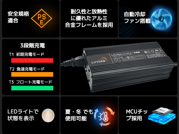 リチウムイオンバッテリー充電スタンド 楽天市場】LiTime 48V 10A リン酸鉄リチウムイオンバッテリー