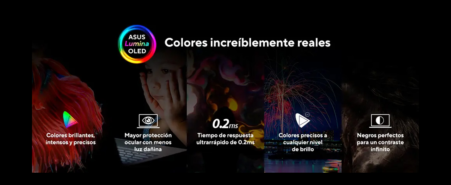 5 razones para escoger laptops ASUS con pantalla OLED