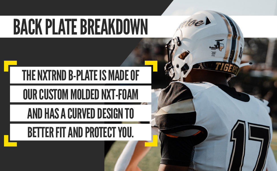Nxtrnd Football Back Plate, Professional Football