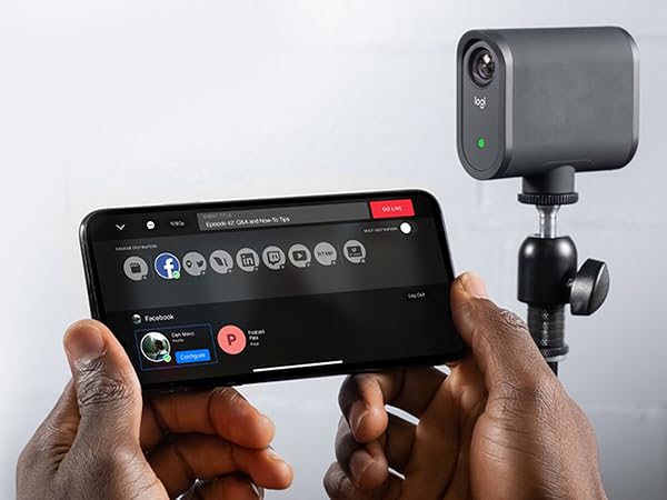 Amazon.com : Logitech Mevo Start Wireless Live Streaming