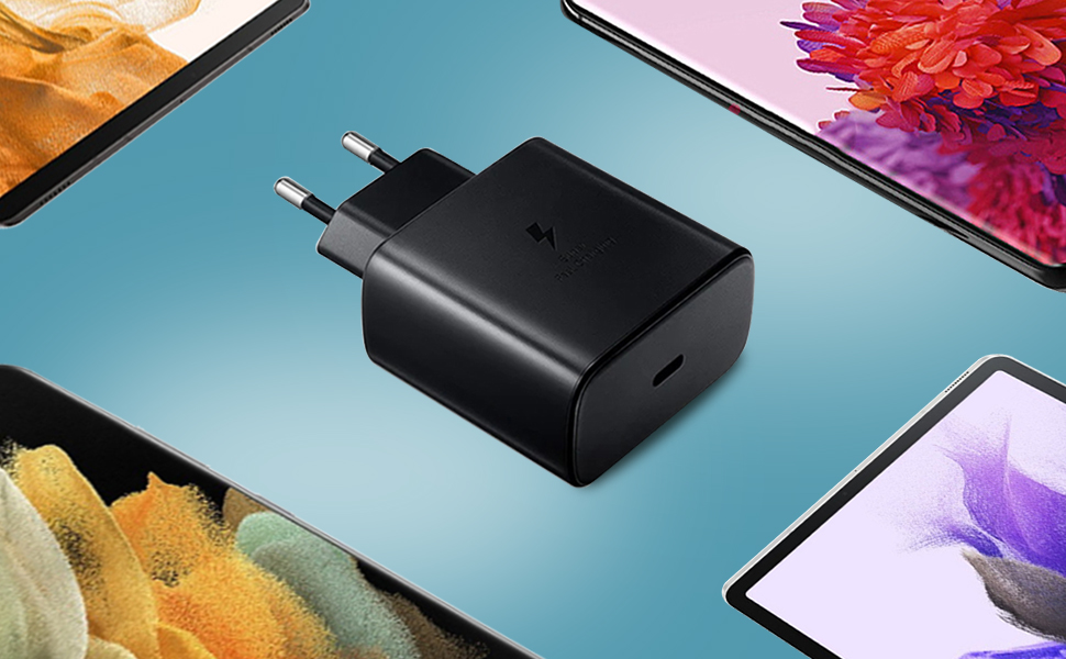 carregador rápido 45W carregador S22 S21 original cabo carregador tablet S8 S7