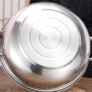 the stainless steel pot is a great addition to any kitchen.