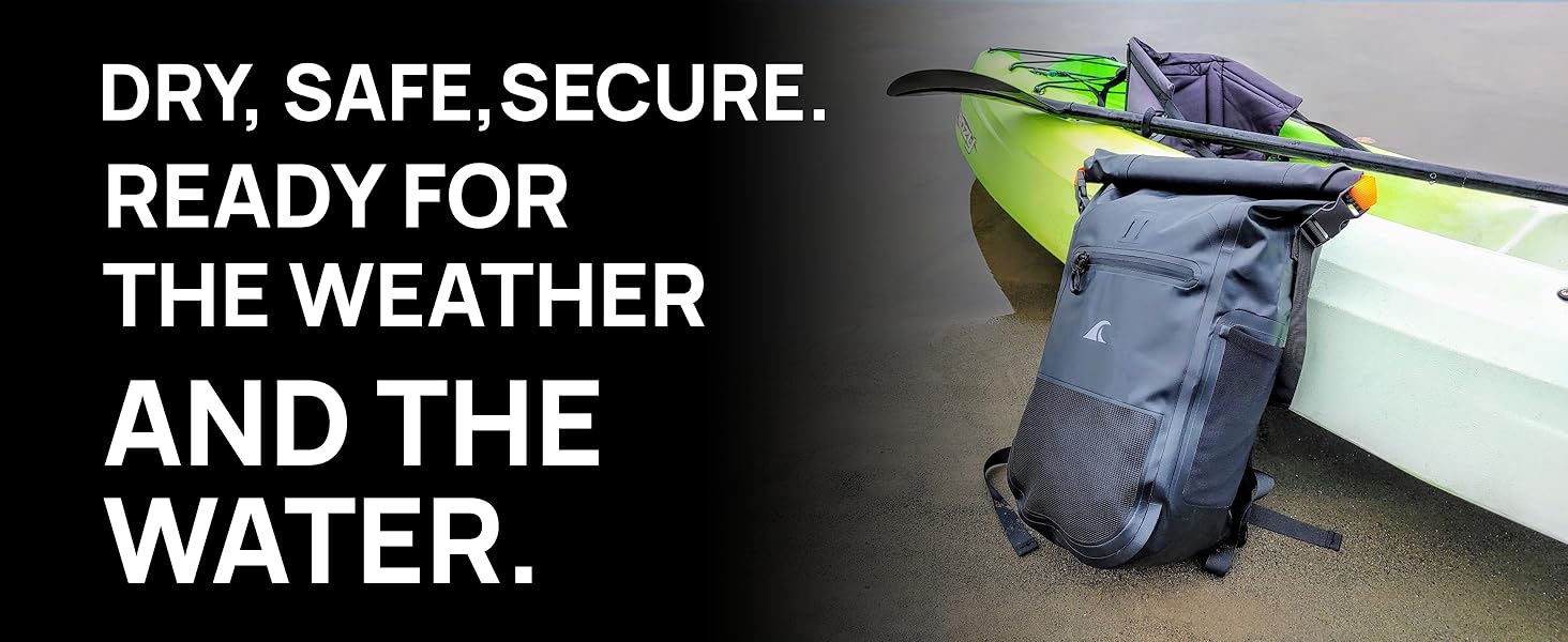 Meanhigh Waterproof Rolltop Drybag by Breakwater Supply Ready for the Weather and the Water