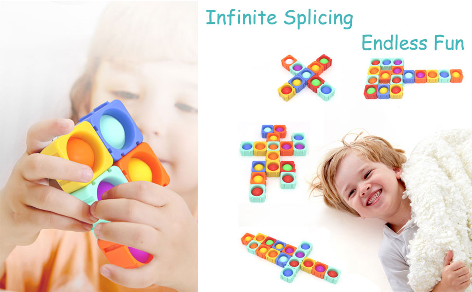 Pop bubble block is infinite splicing, endless fund