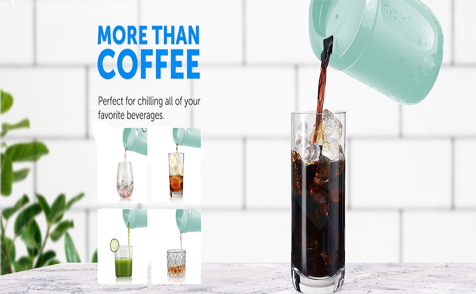 HyperChiller MaxiMatic Patented Instant Coffee/Beverage Cooler, Ready