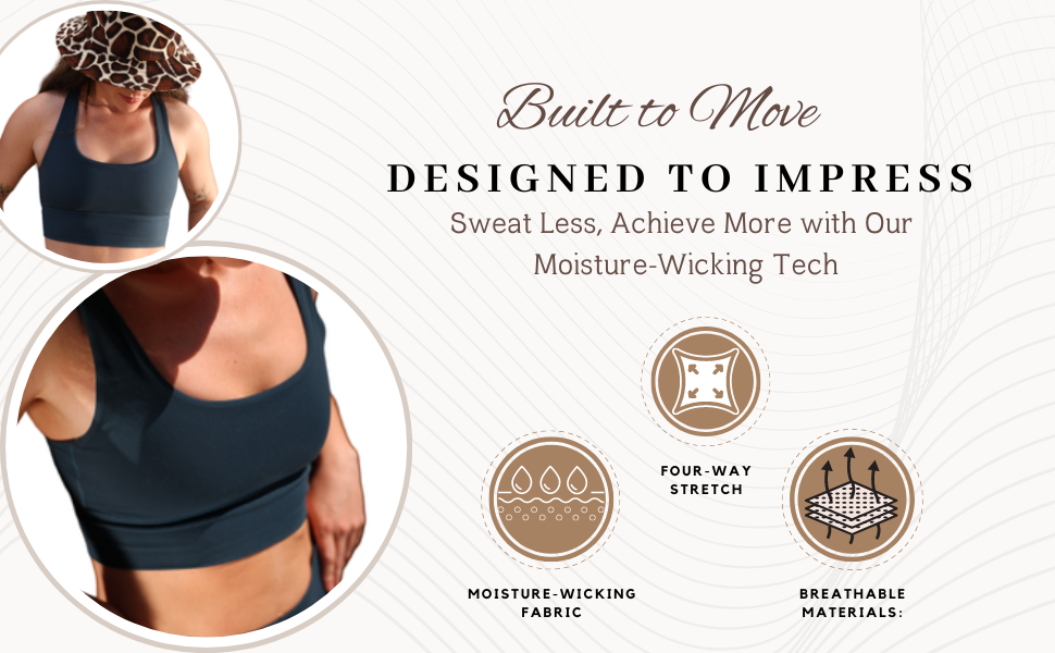 Criss Cross Back Sports Bra for Women