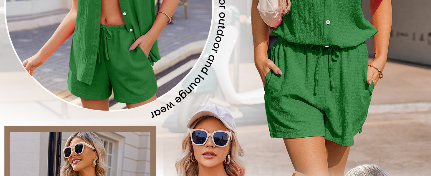 Da donna 2 completo da salotto con bottoni per abiti da casa