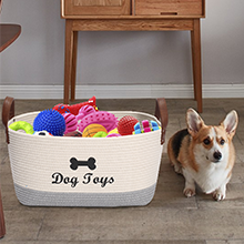 puppy toy basket