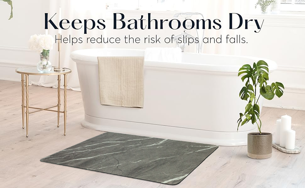 GOSBathroom Rug Mat Custom SizeBath Mat Rug for Bathroom