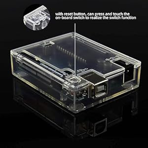 Clear Acrylic Box Enclosure Transparent Case Shell F Arduino Uno R3 ...