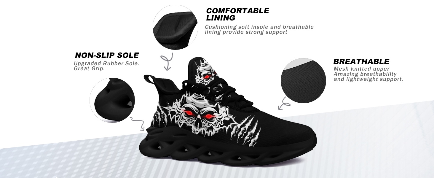 Breathable runnig shoes