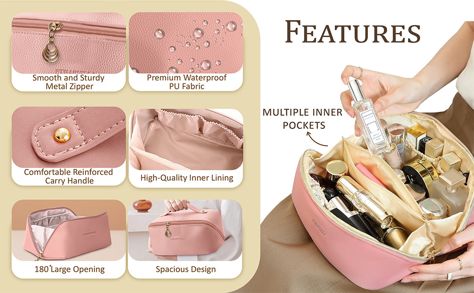makeup vanity bag make up pouch cosmetic bag for women travel makeup pouch makeup bags