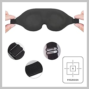 Schlafmaske 3d Augenmaske Schlafmaske für Seitenschläfer Schlafmaske Herren Schlafmaske Frauen 