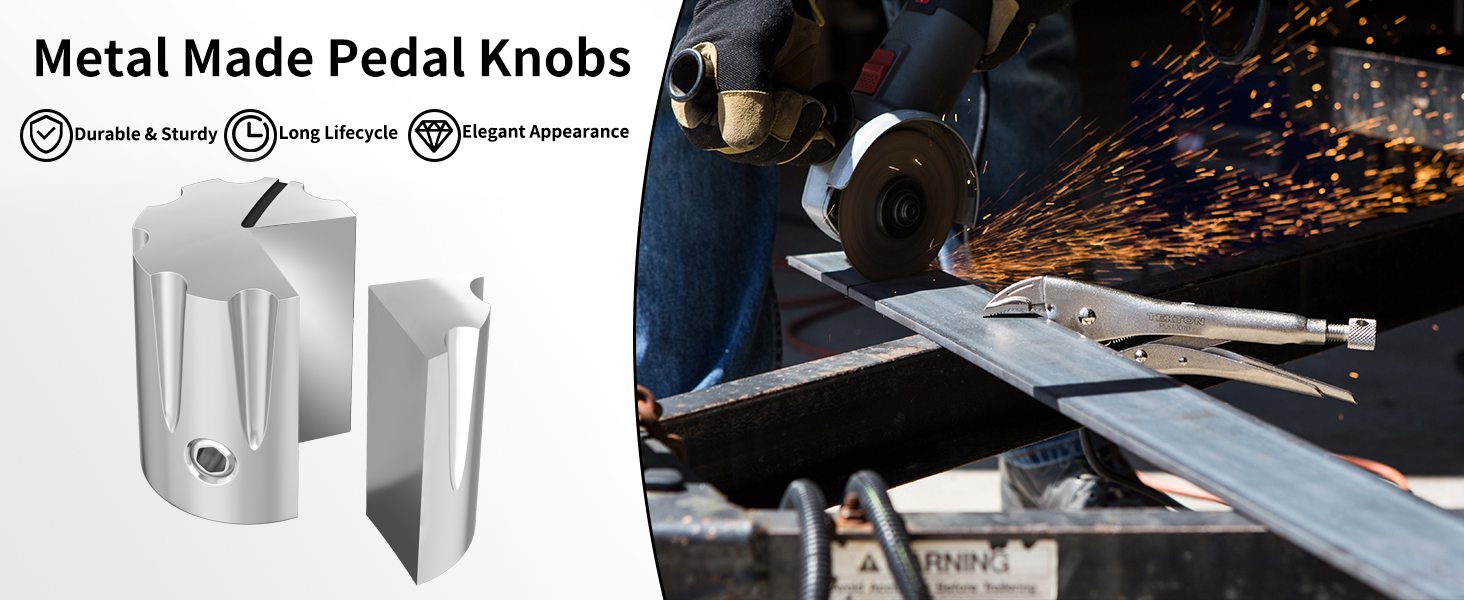 Description Picture 3 of item5PCS Metal Guitar Pedal Knob 1/4" Shaft Potentiometer Knob Silver Amplifier Control Knob with Set Screw for Electric Guitar