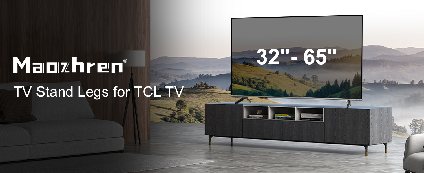TV Legs for TCL Roku TV Stand Legs, Universal for TCL 32