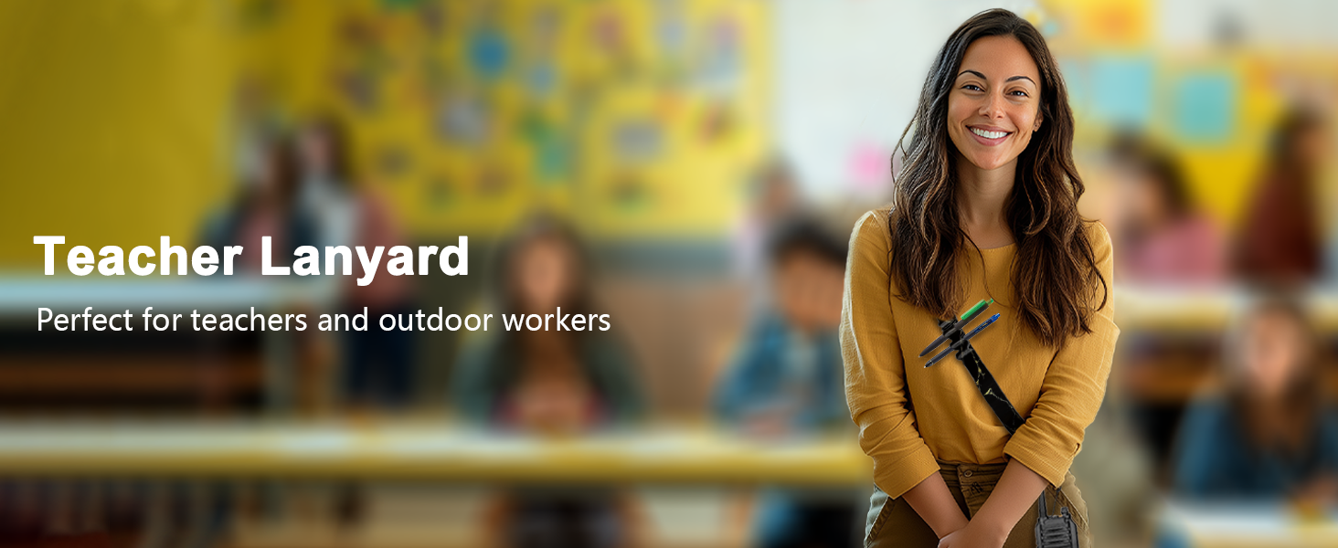 teacher crossbody lanyard