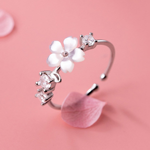 純銀/SILVER/オリジナルブランド/kai/桜モチーフ/ リング/華衣/ 純銀/SILVER/オリジナルブランド/kai/桜モチーフ/ リング/華衣/