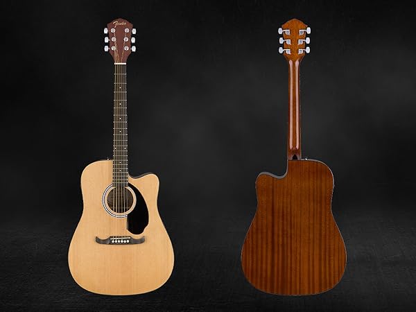 Amazon.com: Fender FA-125CE Dreadnought Cutaway Acoustic
