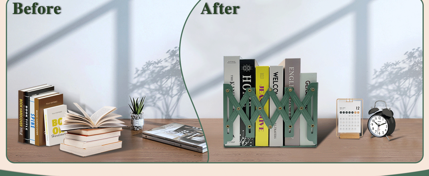 Adjustable Bookends