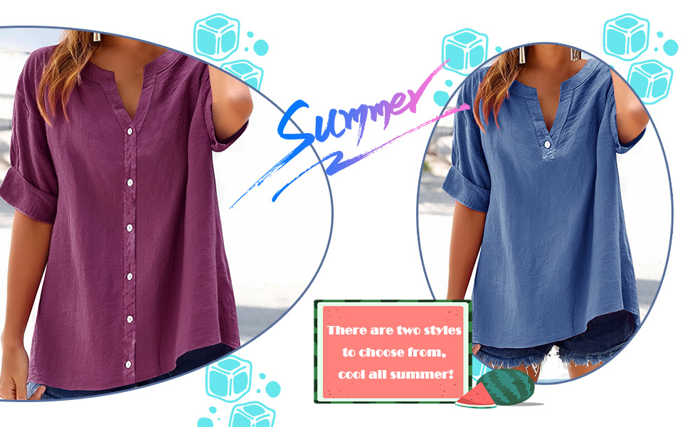 linen shirts for women