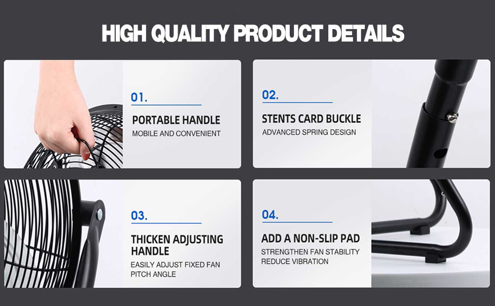 SKINNYBUNNY 20 Inch 3Speed High Velocity Heavy Duty Metal