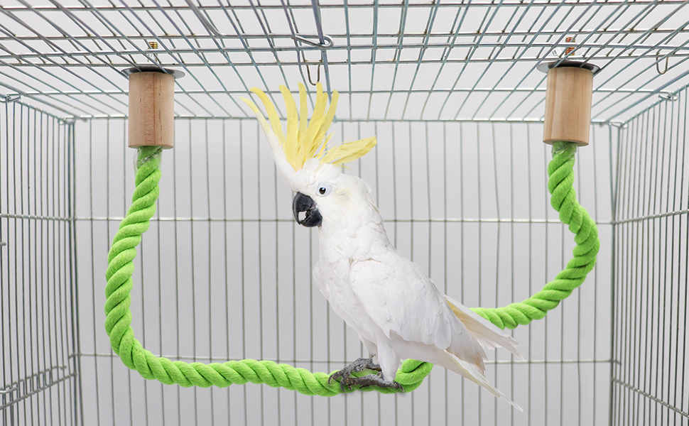Soporte de cuerda para pájaros