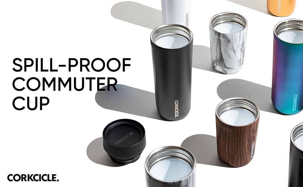 Corkcicle Commuter Cup 17 Ounce Insulated Stainless Steel