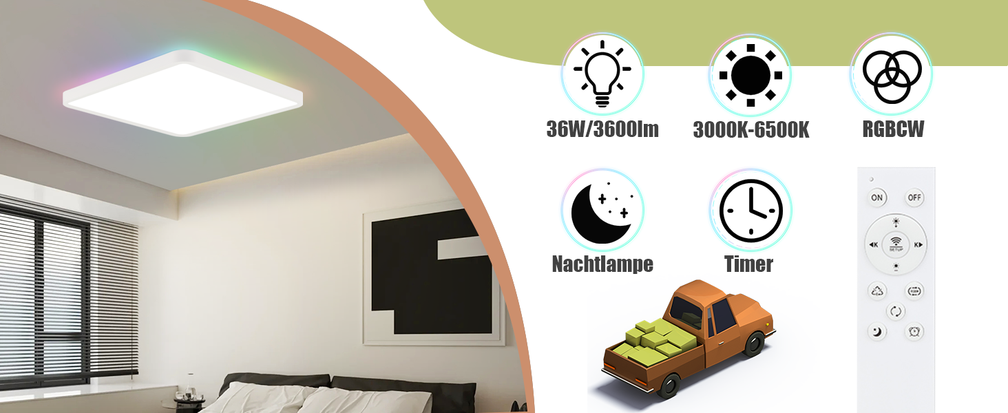 LED Deckenleuchte