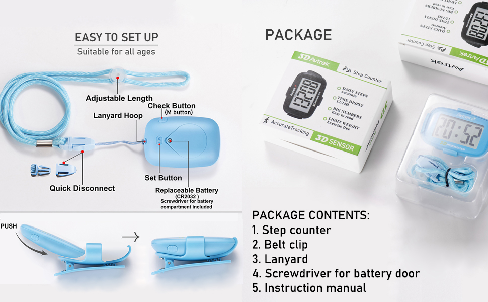 step counter easy to use