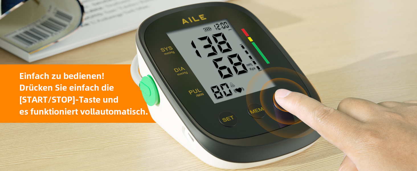 Blutdruckmessgerät (Blood pressure monitor) 