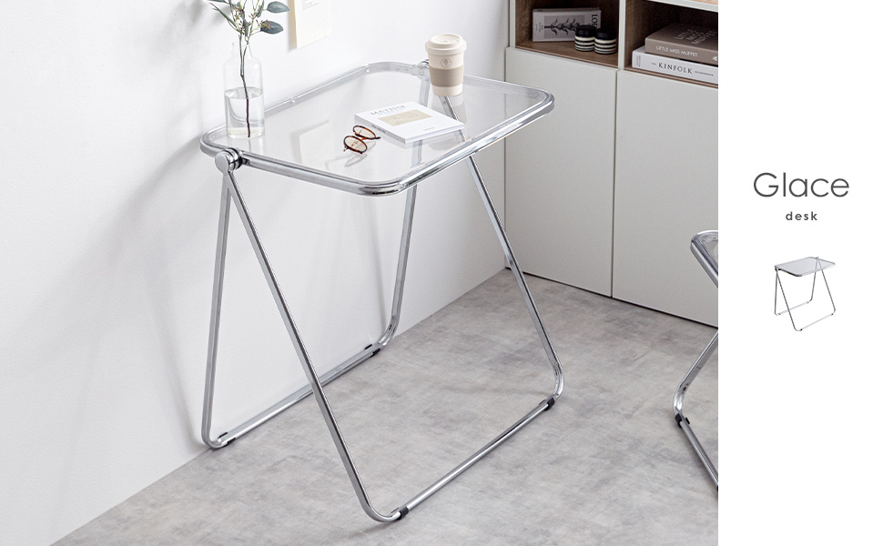 Amazon | 家具350 Glace グラース デスク 机 PCデスク パソコン