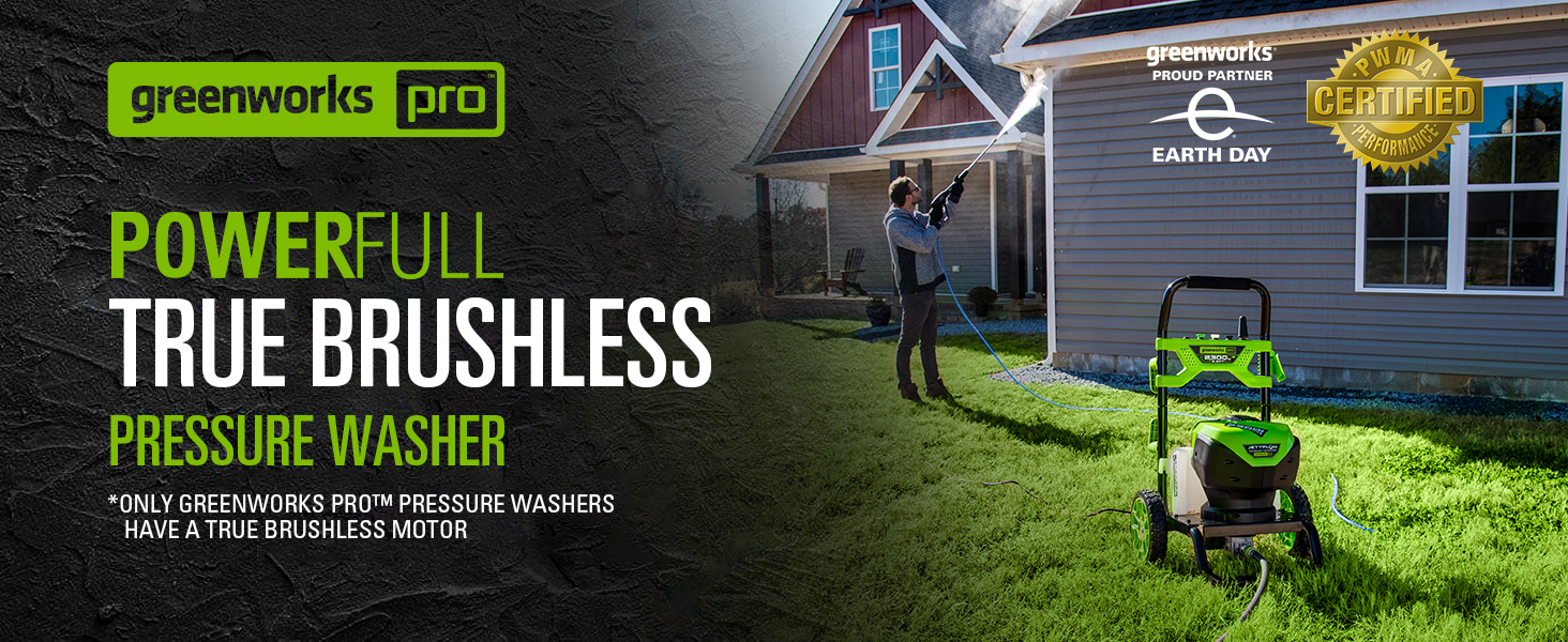Greenworks Pro 2300 Max PSI Brushless Electric Pressure