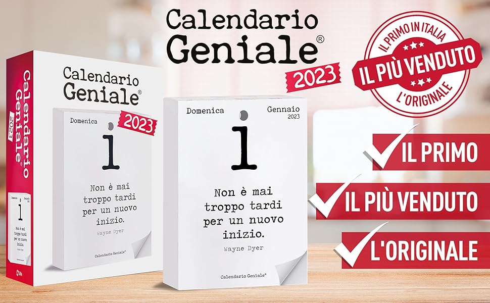 Calendario geniale 2023 - Inserto