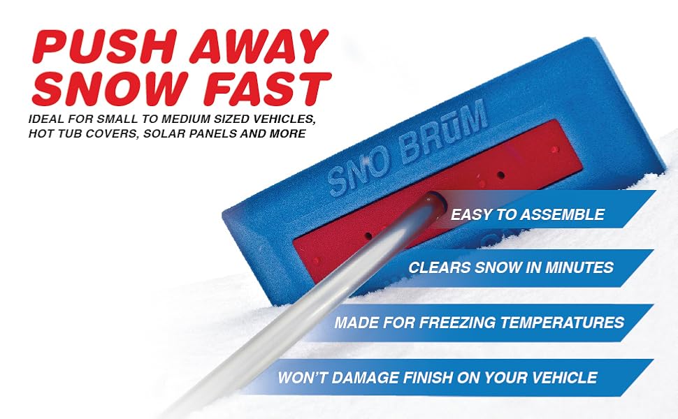 SNOBRUM Snow Remover for Cars and Trucks 28 to 48 Inch