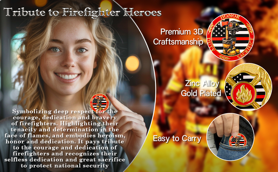 Firefighter Challenge Coin