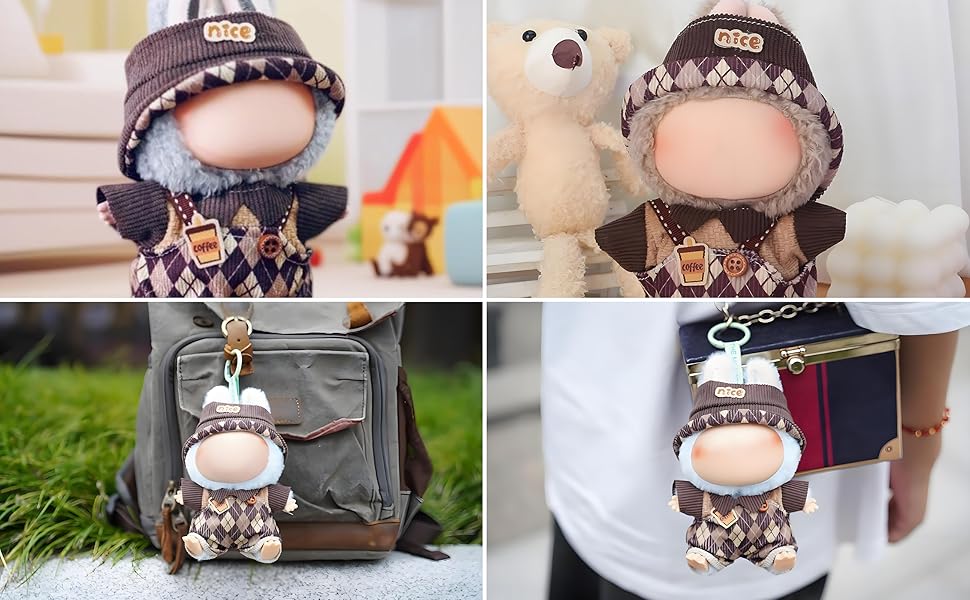 ★人気ラブブ　LABUBU 17cm用　ぬいぐるみ着替え　コスチューム4点セット 楽天市場】【 2着 /4着 セット】ぬいぐるみ用服 LABUBU ラブブ
