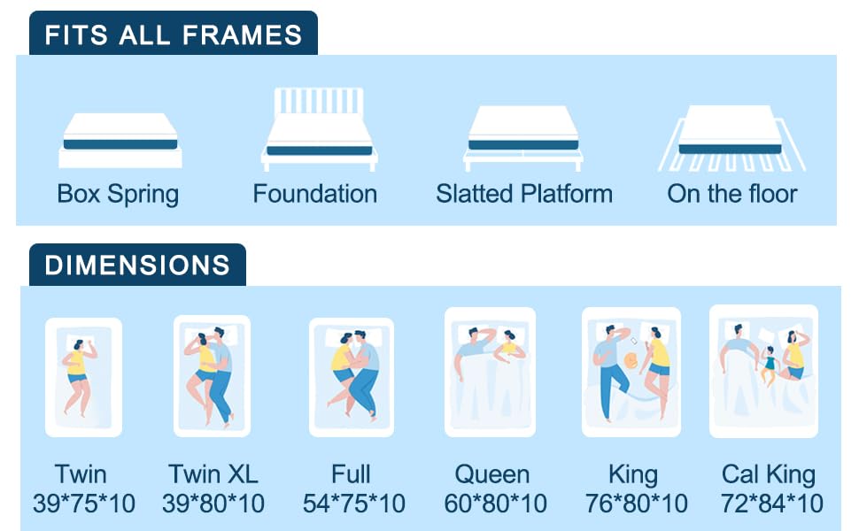 queen mattress twin mattress full mattress king mattress gel memory foam in a box mattres