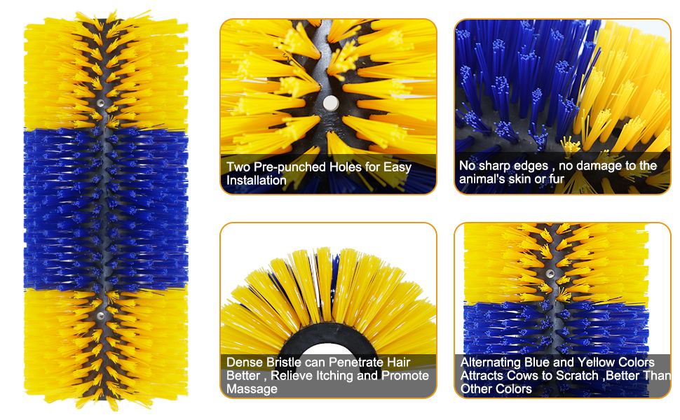 livestock scratching brush