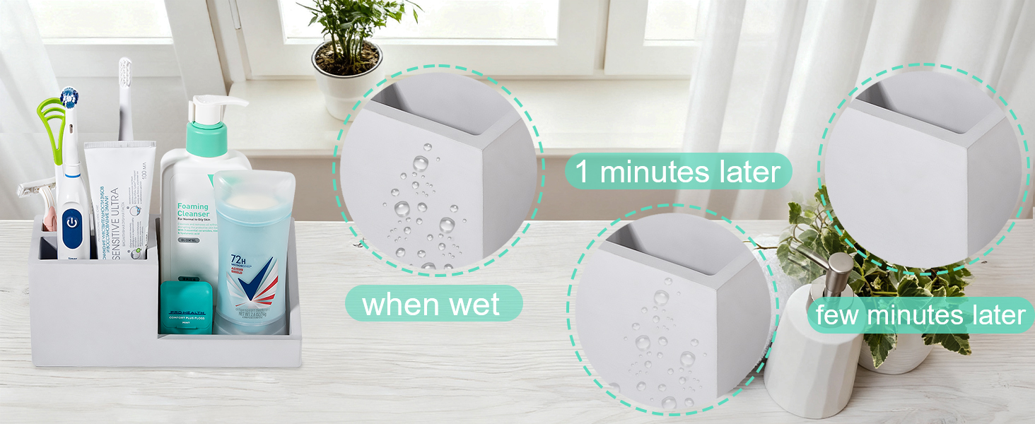 fast dry toothbrush holder