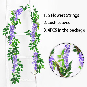 artificial flowers for decoration fake flowers hanging flowers flower garland