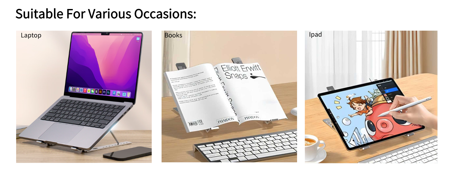 Laptop Stand for Desk,Foldable laptop Stand,Adjustable