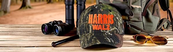 Harris Walz Camo Hat Perfect for your next outdoor getaway