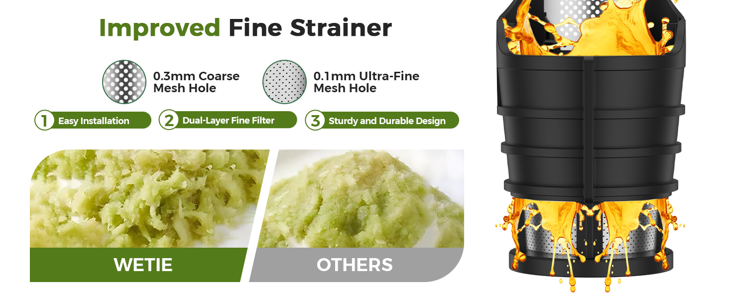 Improved Fine Strainer