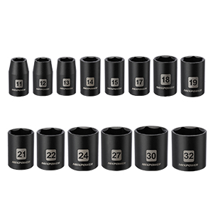 vi_delページPO.14 MIXPOWER 14 Pieces 1/2-Inch Drive Shallow Impact Socket Set