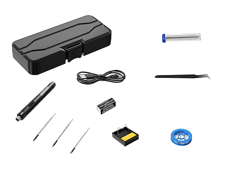 Practical 10-in-1 Mini Cordless Soldering Iron kit