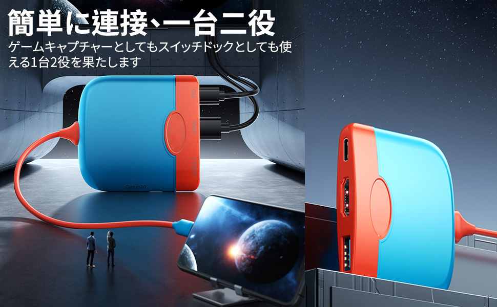 Amazon.co.jp: Switch対応キャプチャーカード機能付き USB-C