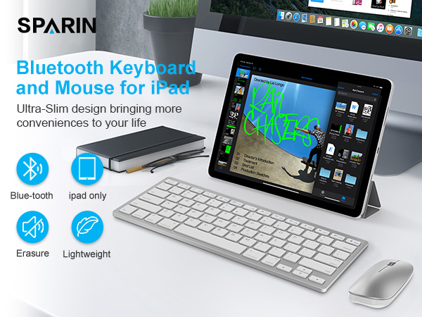 ipad keybaord and mouse