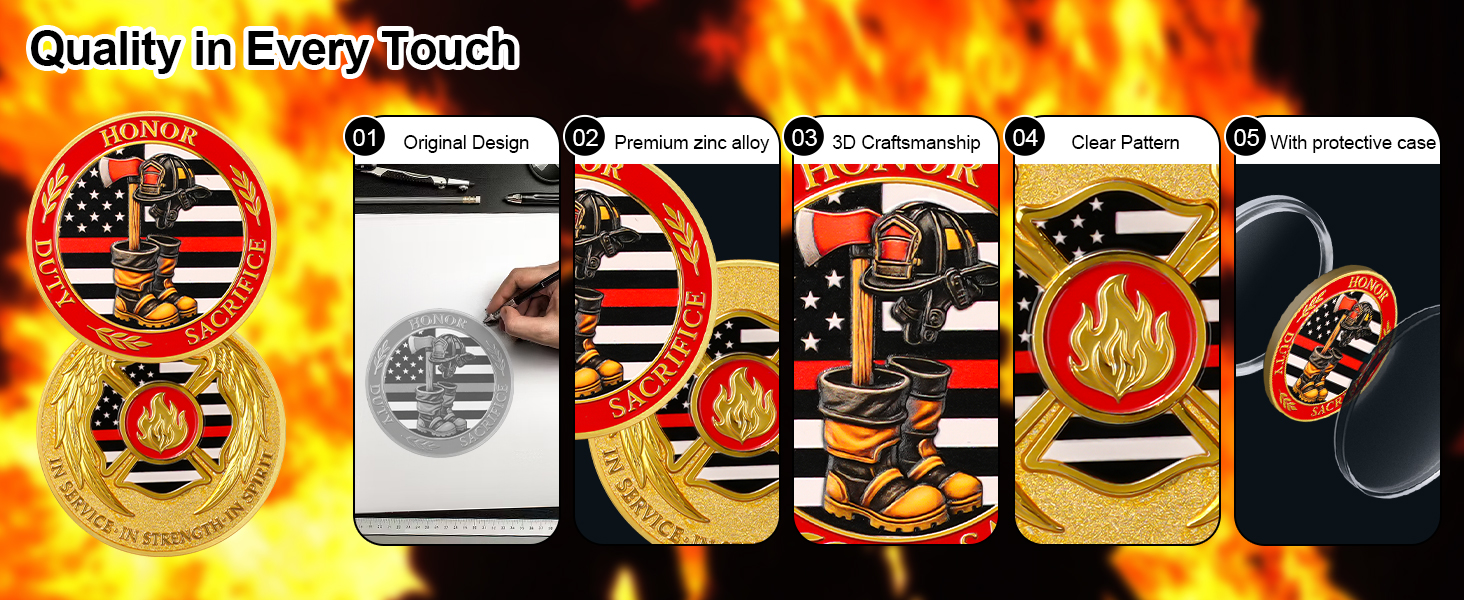 Firefighter Challenge Coin