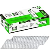 meite 15 Gauge Angled Finish Nails, 1-1/4-Inch 34 Degree DA Series Galvanized Finishing Nails for...